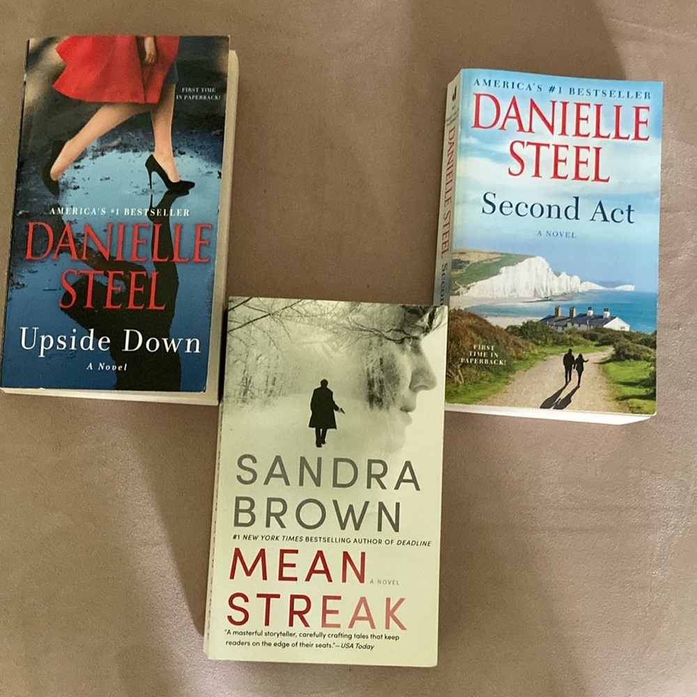 Bundle of 3 books by bestselling authors
